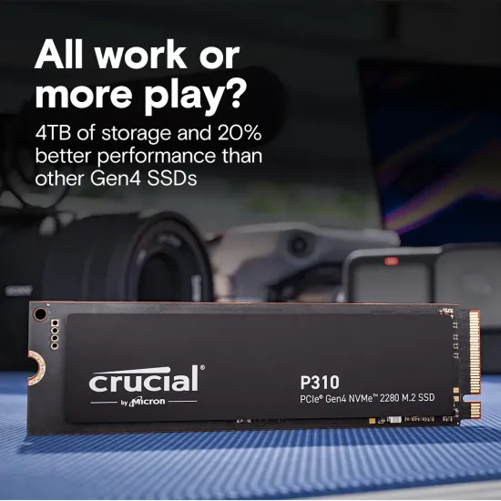 Crucial Internal SSD 1TB NVMe 2280 (P310) Gen4 
