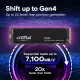 Crucial Internal SSD 1TB NVMe 2280 (P310) Gen4 
