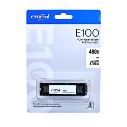 Crucial E100 480GB NVMe Gen4 Internal SSD
