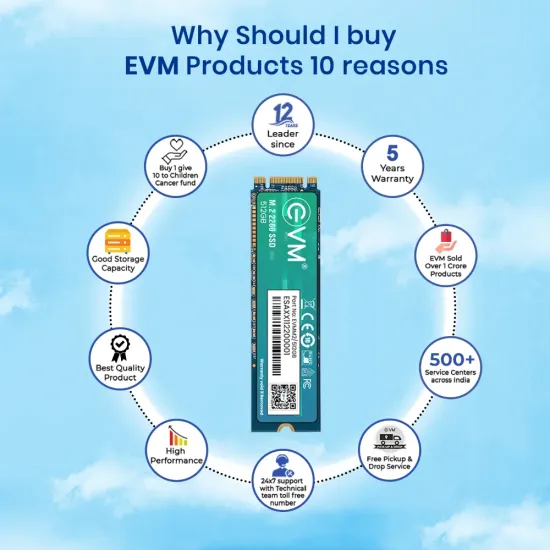 EVM 512GB M.2 SATA Internal SSD