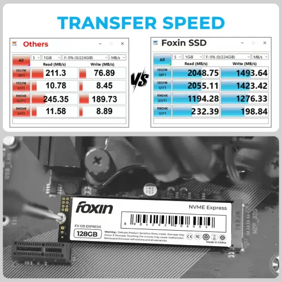 Foxin Internal SSD 128 GB Express NVMe
