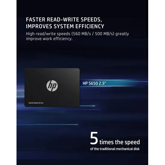 HP SSD 240GB SATA 2.5 Inch S650