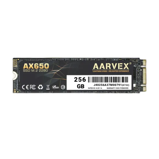 Aarvex AX650 256GB M.2 Internal SSD