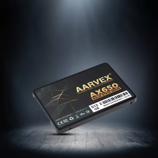 Aarvex AX650 512GB 2.5 Inch SATA Internal SSD