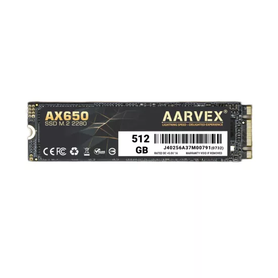 Aarvex AX650 512GB M.2 Internal SSD