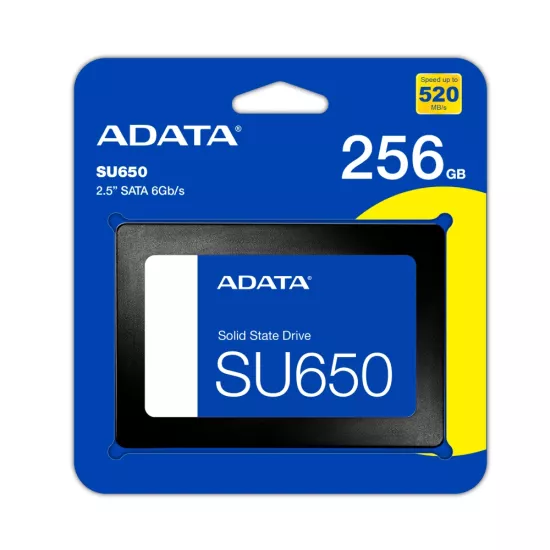 Adata Internal SSD 256GB SATA (SU650) Adata Internal SSD 256GB SATA (SU650)