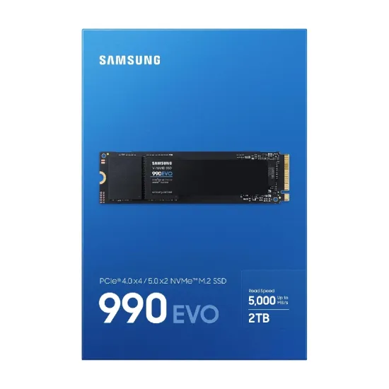 Samsung Internal SSD 2TB NVMe 2280 (990 EVO)