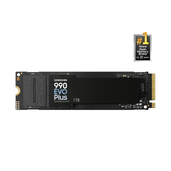 Samsung Internal SSD 1TB NVMe 2280 (990 EVO Plus)