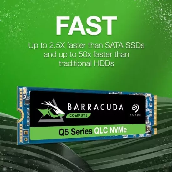 Seagate Barracuda Q5  500GB NVMe Internal SSD