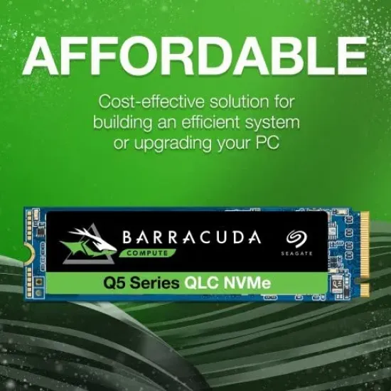 Seagate BarraCuda Q5  1 TB NVMe Internal SSD