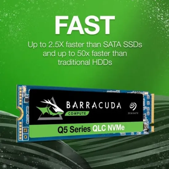 Seagate BarraCuda Q5  1 TB NVMe Internal SSD