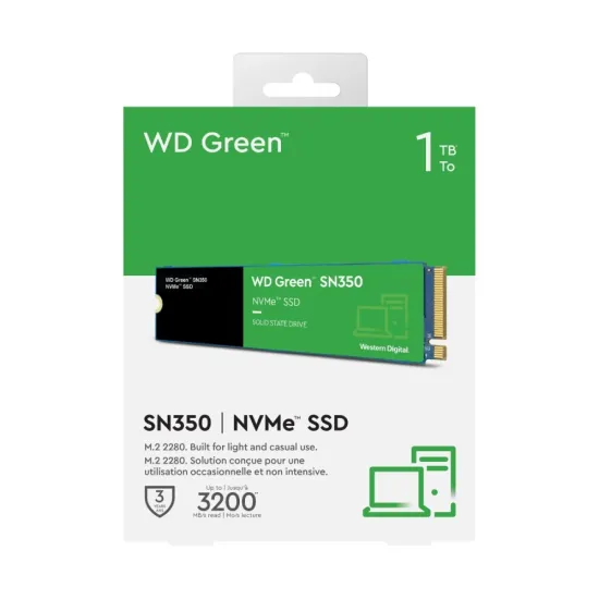 WD Internal SSD NVMe Green 1TB (SN350)