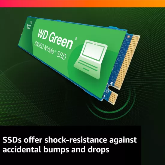 WD Internal SSD 250GB NVMe 2280 Green (SN350)