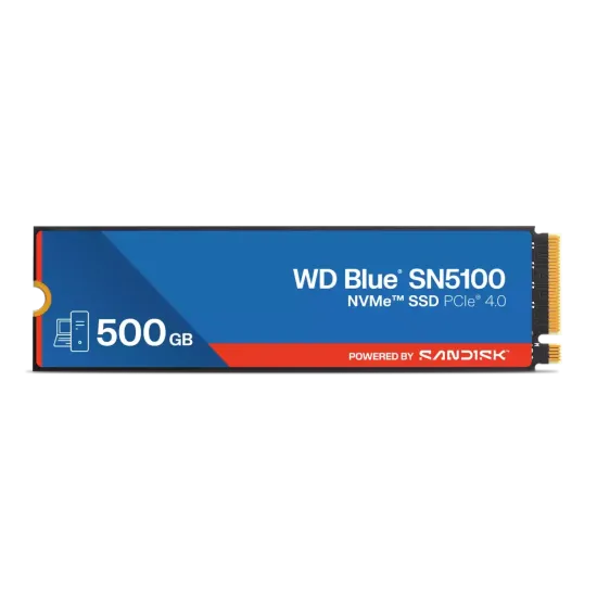WD Internal SSD 500GB NVMe 2280 Blue (SN5100)
