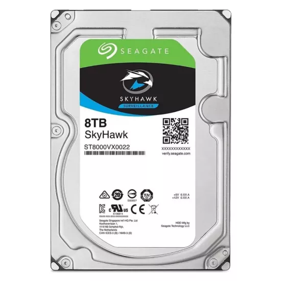 Seagate Skyhawk 8TB SATA 3.5 Inch Surveillance CCTV Hard Disk
