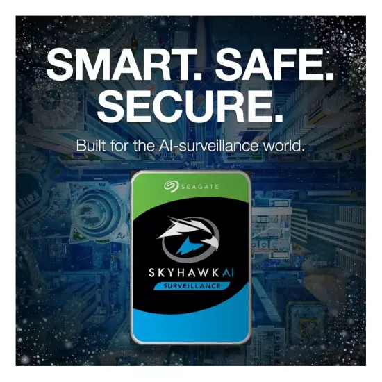 Seagate SkyHawk AI 16TB Video Surveillance Hard Drives