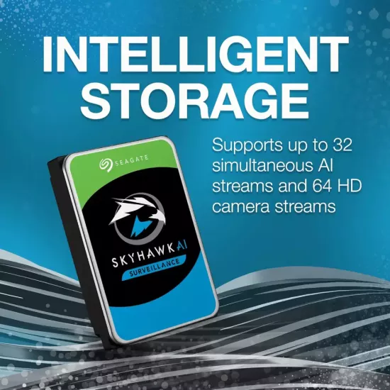 Seagate SkyHawk AI 16TB Video Surveillance Hard Drives