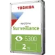 Toshiba 2TB SATA 3.5 Inch Surveillance CCTV Hard Disk