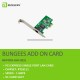 Bungees PCIe X1 To 1 Port Gigabit Lan Card 10/100/1000 Mbps