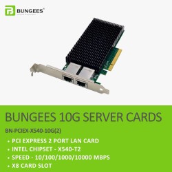 BUNGESS PCI EXPRESS X8 10G 2 PORT LAN CARD