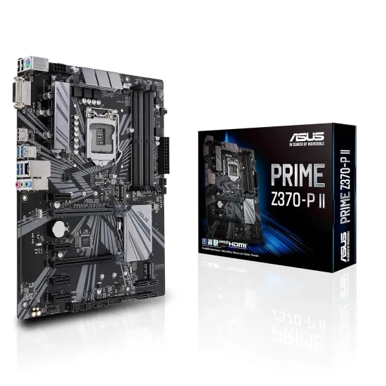 ASUS MOTHERBOARD PRIME Z370-P II DDR4 For Intel 8th | 9th Gen Import