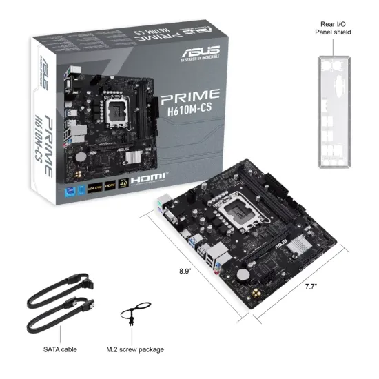 Asus Motherboard PRIME H610M-CS DDR5 For INTEL 14th | 13th | 12th Gen