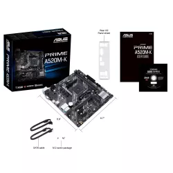 Asus PRIME A520M-K DDR4 Motherboard For AMD 5th | 4th | 3rd | GEN