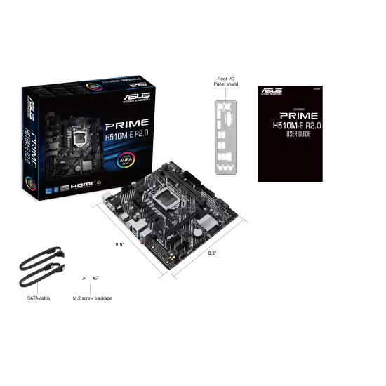 Asus Prime H510M E R2.0 DDR4 Motherboard For Intel 10th | 11th Gen