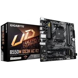Gigabyte Motherboard B550M DS3H AC R2 DDR4 For AMD