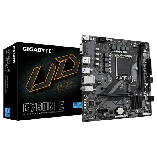 Gigabyte Motherboard B760M E DDR5 For INTEL 12th | 13th | 14th Gen