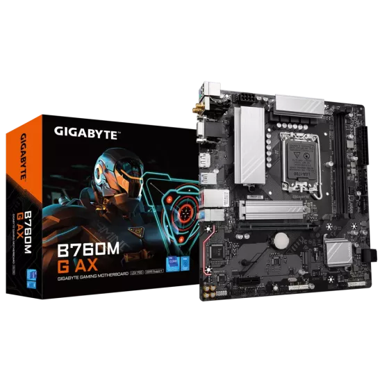 Gigabyte B760M G AX WIFI DDR5 Motherboard For  Intel 12th | 13th | 14th Gen