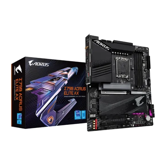 Gigabyte Z790 Aorus Elite Ax DDR5 Motherboard For Intel 12th | 13th | 14th Gen