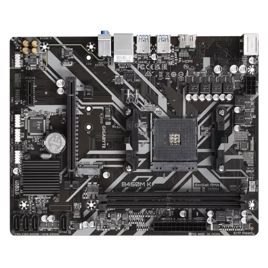 Gigabyte B450M K DDR4 Motherboard for AMD 1st | 2nd | 3rd | 4th Gen