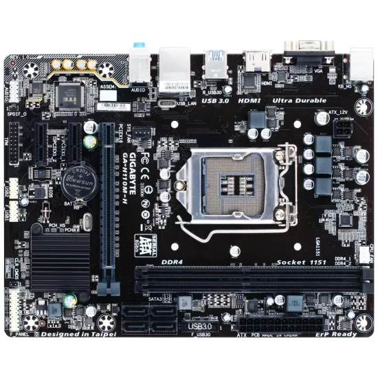 Gigabyte GA H110M H DDR4 Motherboard For Intel 6th | 7th Gen