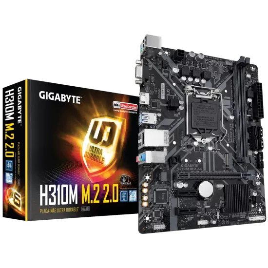 Gigabyte  H310M M.2  2.0 DDR4 Motherboard For Intel 8th | 9th Gen
