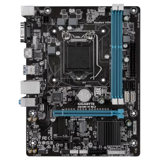 Gigabyte H81M H M.2 DDR3 Motherboard For Intel 4th Gen