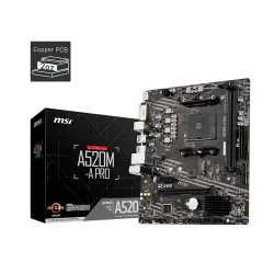 MSI Motherboard A520M-A PRO For AMD