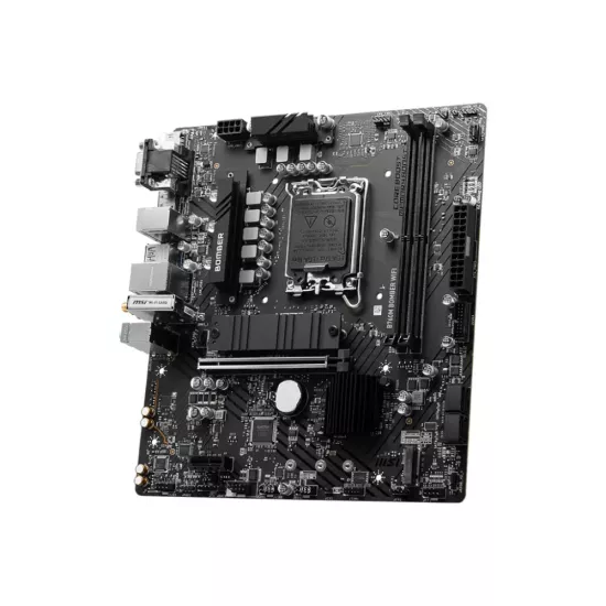MSI B760M BOMBER WIFI DDR5 Motherboard For Intel 12th | 13th | 14th Gen