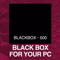 Fingers Desktop Power  500w Black Box-500