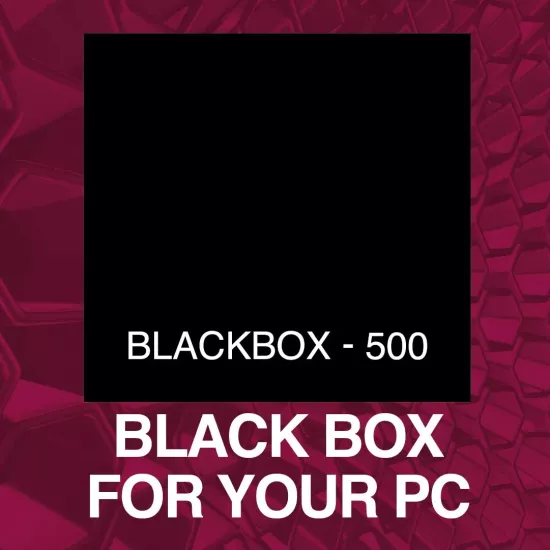 Fingers Desktop Power  500w Black Box-500
