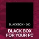 Fingers Desktop Power  500w Black Box-500