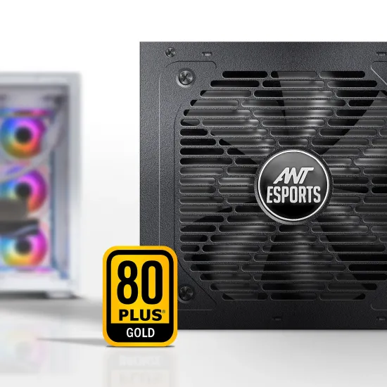 Ant Esports Desktop Power Supply 650w 80 Plus Gold Fully-Modular FG650 V2