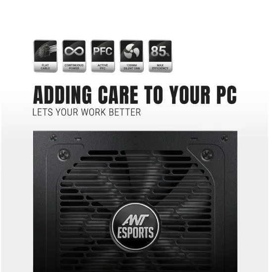 Ant Esports 850w 80 Plus Gold Gaming Desktop Power Supply FG850