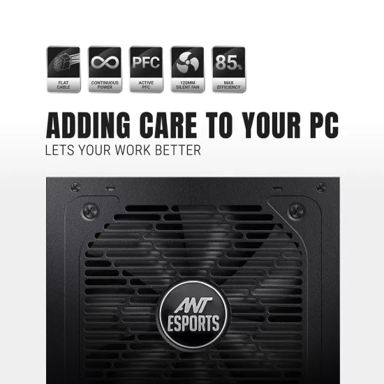 Ant Esports 750w 80 Plus Bronze Gaming Desktop Power Supply FP750B