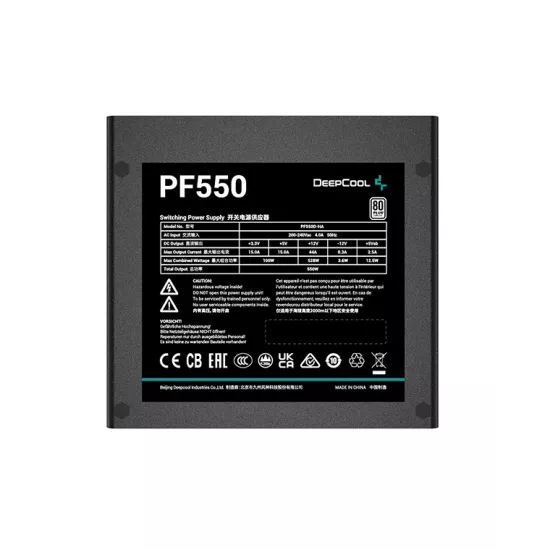 DeepCool PF550 550w 80 PLUS Standard Desktop Power Supply