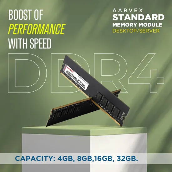 Aarvex Desktop Ram 16GB DDR4 2666Mhz