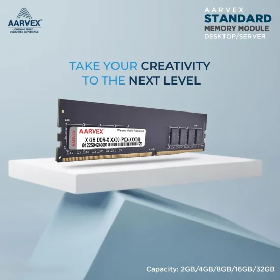 Aarvex Desktop Ram 4GB DDR4 2666Mhz
