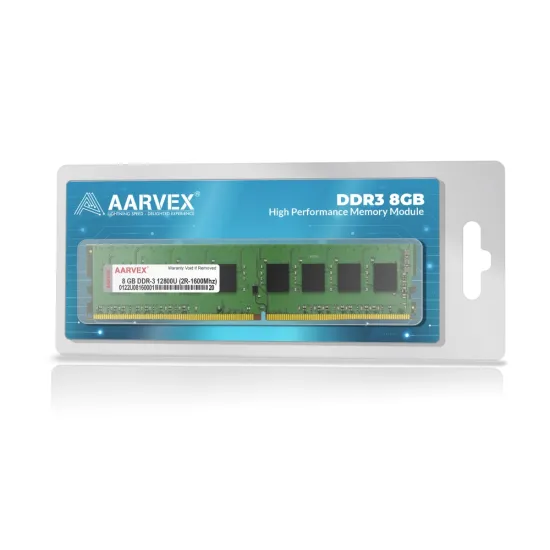 Aarvex 8GB DDR3 1600Mhz U-DIMM Desktop Ram