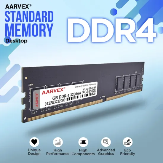 Aarvex Desktop Ram 8GB DDR4 2666Mhz