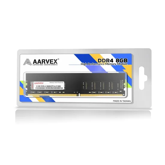 Aarvex Desktop Ram 8GB DDR4 2666Mhz